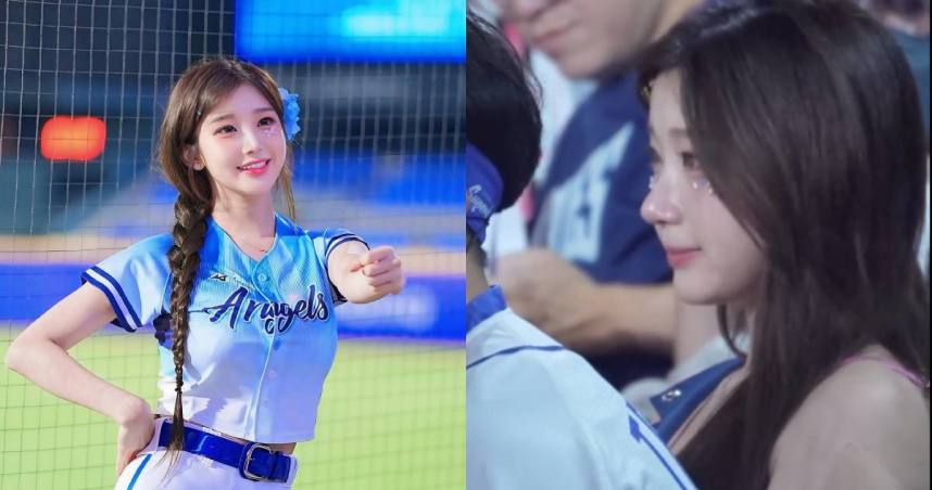 李珠珢昨日在場邊爆哭。（圖／李珠珢IG、Threads／@taiwaningla）