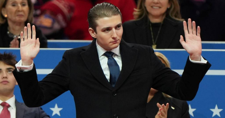 巴倫（Barron Trump）。（圖／達志／美聯社）