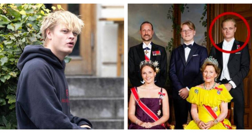 荷伊比因涉嫌強姦與性侵震驚挪威社會，圖為他與王儲妃母子同框影像。（圖／翻攝自Ｘ）