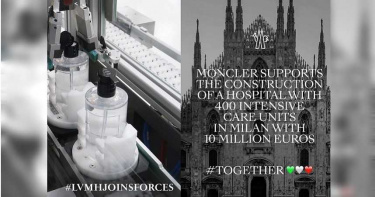 不做香水改作乾洗手、捐贈加護病房設備...LVMH、PRADA、MONCLER等品牌齊心「共同防疫」