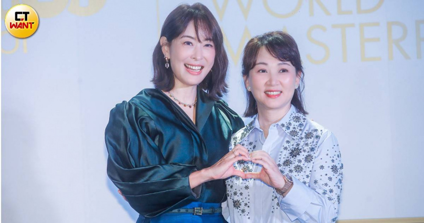 郁方(右)在賈永婕上任第一天就消費百萬。(圖/CTWANT)
