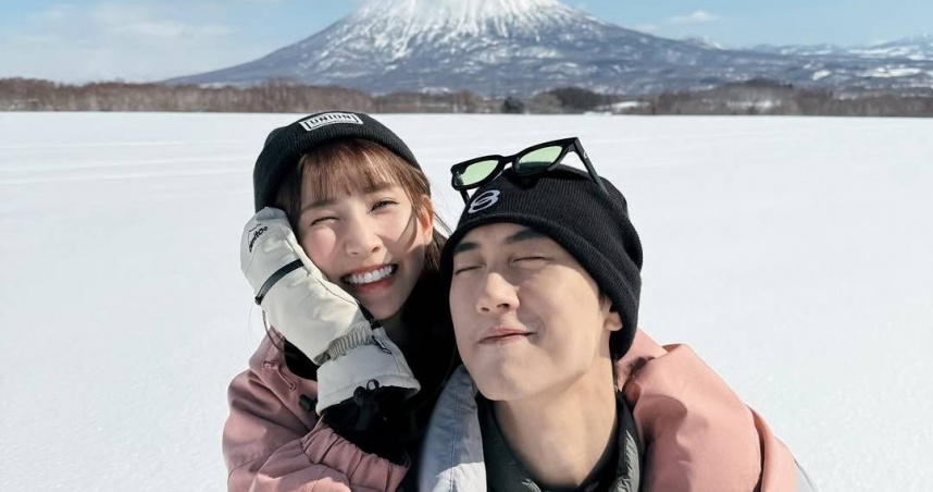 范姜彥豐與粿粿3月到日本滑雪還公開放閃，之後便越來越無交集。（圖／翻攝自范姜彥豐IG）