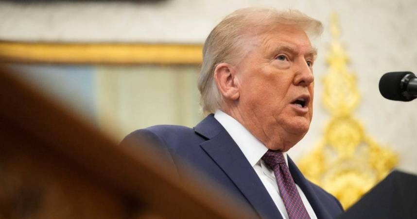 美國總統川普。（圖／達志／美聯社）