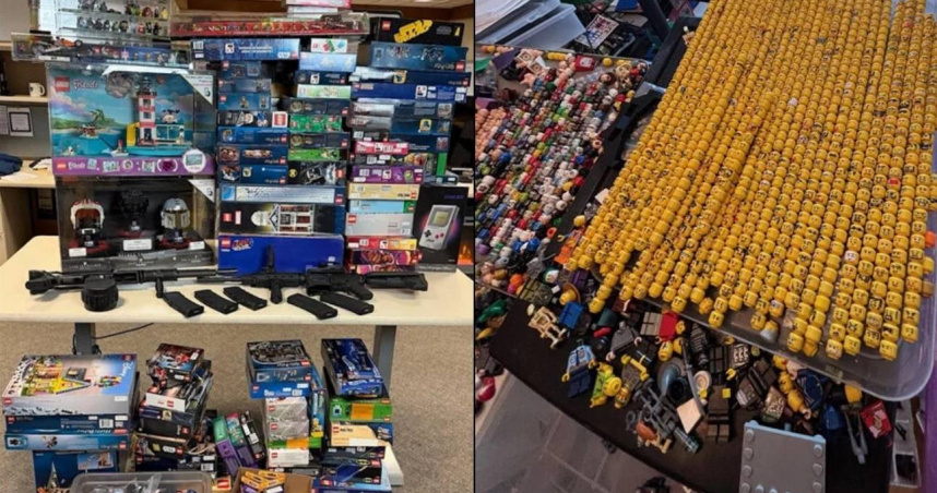 美國加州一名39歲男子是樂高竊盜集團主謀，近日遭警方逮捕。（圖／翻攝自臉書／Santa Rosa Police）