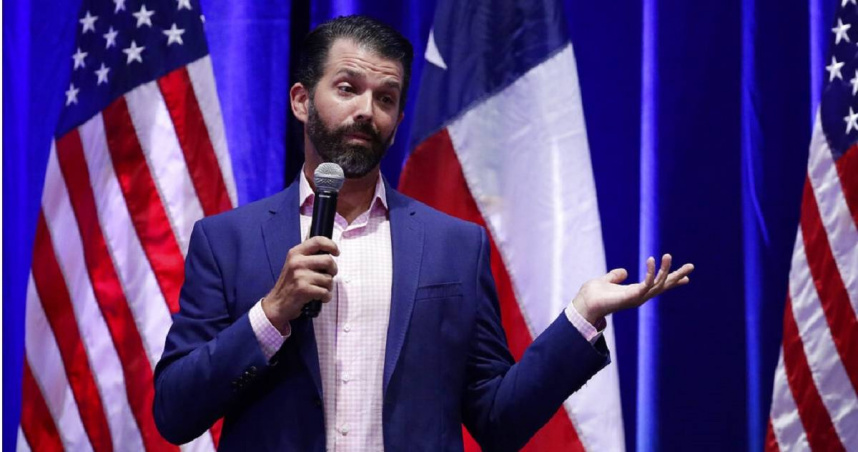 美國總統川普（Donald Trump）的長子小唐納川普（Donald Trump Jr.）。（圖／達志／美聯社）
