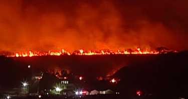 苗栗西湖火燒山。（圖／翻攝臉書／愛西湖鄉大小事）