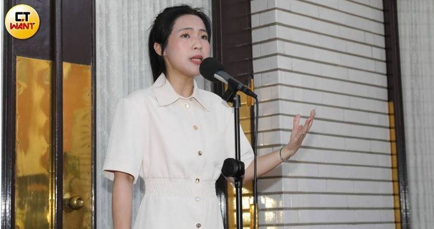 國民黨立委徐巧芯表示，柯文哲案判決引發外界疑慮，強調司法標準應一致，避免影響社會信任。（圖／周志龍攝）