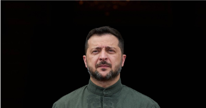烏克蘭總統澤倫斯基（Volodymyr Zelensky）。（圖／達志／美聯社）