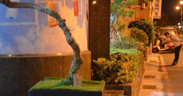 坐超商前聊天被開槍 台南街頭現惡煞