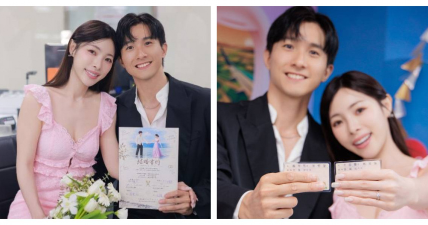 36歲張瀚元宣布與「最美營養師」方慈聲結婚，正式從情侶升格夫妻。（圖／翻攝自IG，mr.thomas_________  ）