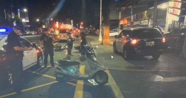 男酒駕撞傷騎士棄車逃 落網狂喝水拖40分鐘酒測仍超標