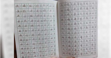 小四兒寫生字簿拿不到甲上 母玻璃心秀「超工整字跡」…網慚愧:寫得比我好