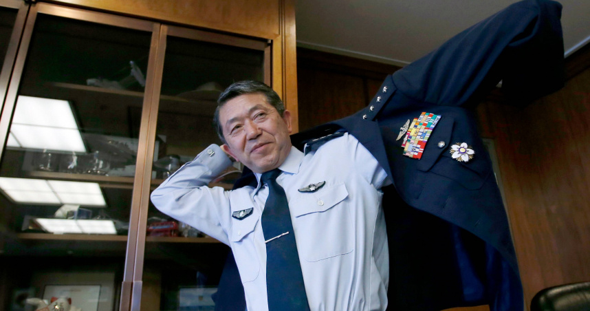 日本前自衛隊統合幕僚長岩崎茂。（圖／達志／路透社）