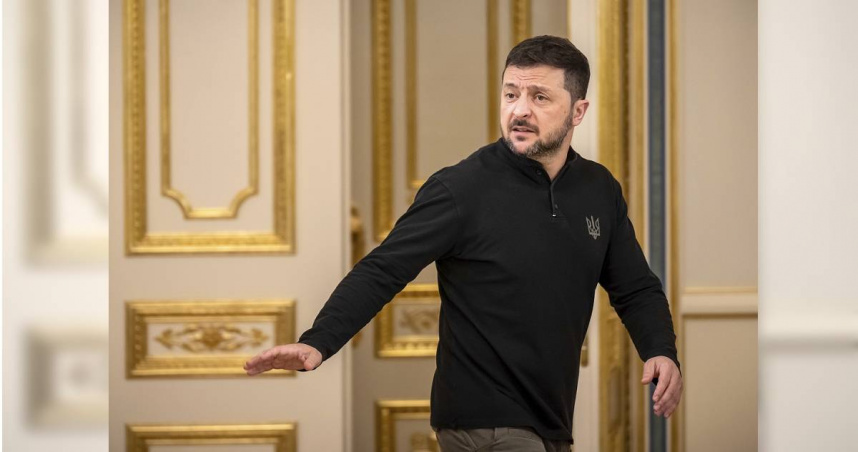 烏克蘭總統澤倫斯基斷言，羅斯總統普丁「很快就會去世」。（圖／達志／美聯社）