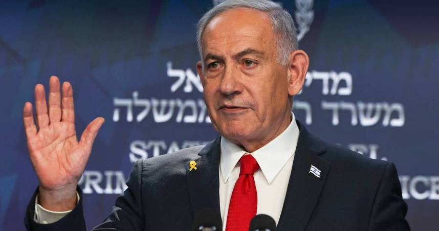 以色列總理納坦雅胡(Benjamin Netanyahu)。(圖/美聯社/達志)