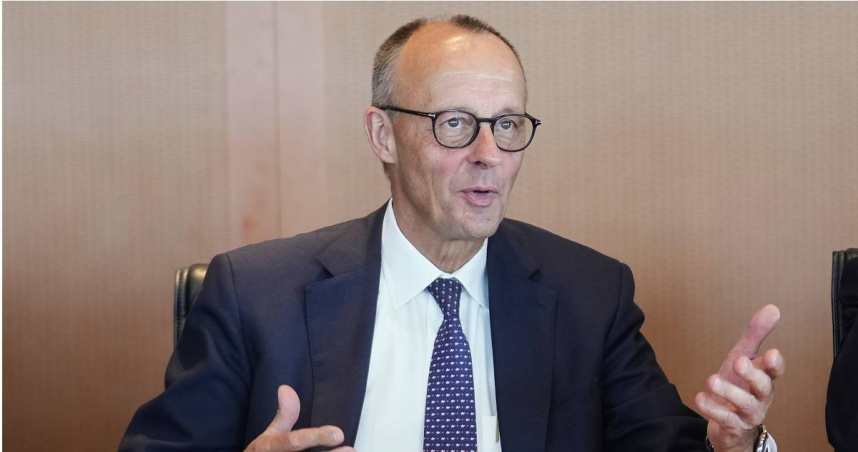 德國總理梅爾茨（Friedrich Merz）。（圖／達志／美聯社）