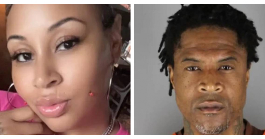 瑪麗亞．羅珊娜．山繆斯生前照片在臉書發文控訴遭前男友大衛．尤金．萊特跟蹤，8分鐘後不幸遭槍殺。（圖／Gofund me、Hennepin County Jail）