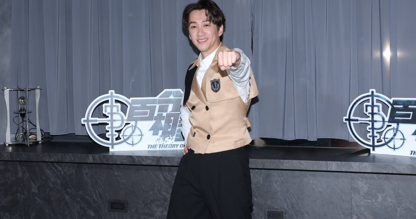 陳漢典昨正式成為人夫，今出席節目茶敘。（圖／楊澍攝）