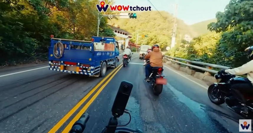 台9線貨車逆向跨雙黃線超車　重機騎士摔車、酒測畫面惹爆議