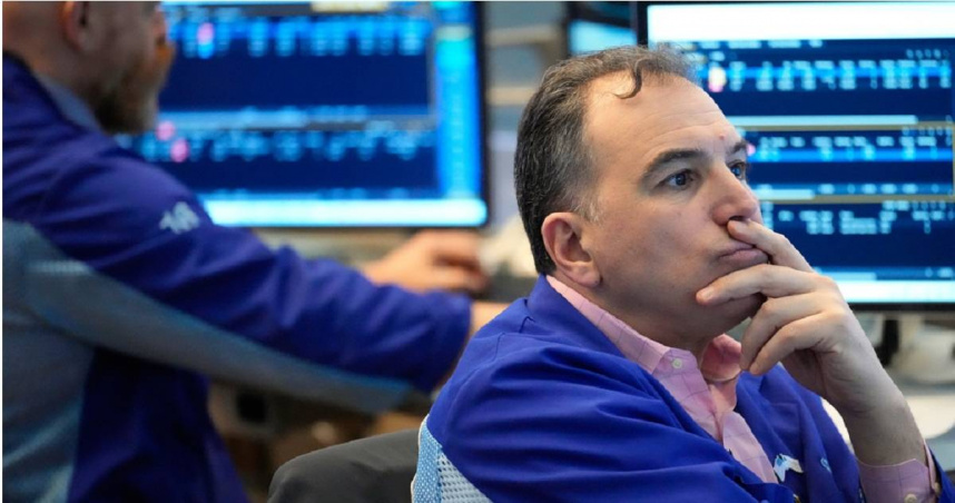 美股在短暫的1天反彈之後，於美東時間5日恢復跌勢。（圖／達志／美聯社）