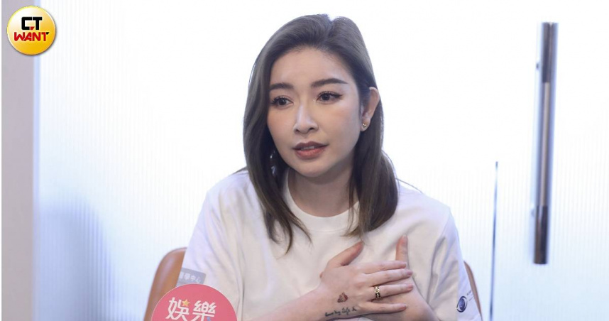 許維恩確診乳癌後首度露面，澄清只切除左乳。（圖／侯世駿攝）