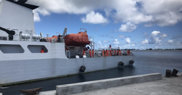 距台5400公里中風 船長幸運獲海巡艦艇救援
