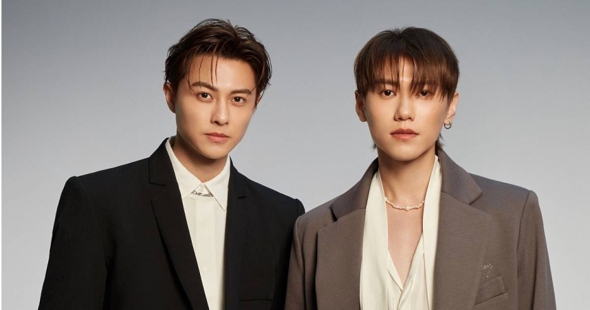 邱勝翊（左）和邱宇辰（右）合唱曲〈Candy〉於1月21日上架各大音樂平台。（圖／喜鵲娛樂提供）