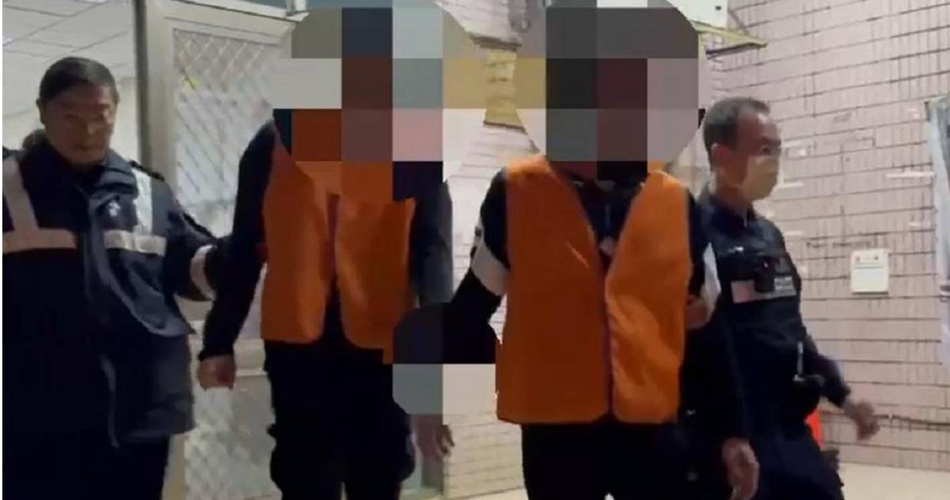 3名友人因討債引發暴力毆打血跡滿地。（ 圖／翻攝畫面）