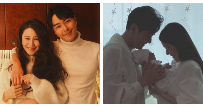 香港女星黃翠如與老公蕭正楠公布一家三口照，（圖／翻攝自黃翠如IG）