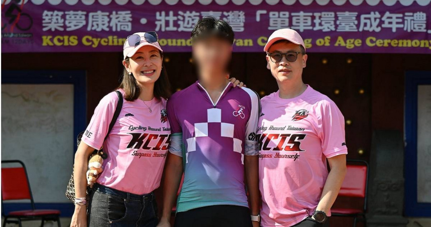 藝人賈永婕的兒子正巧就讀康橋國際學校，且正是事發現場的車隊小隊長，親眼目睹同學受傷，受到不小的心理衝擊。（圖／翻攝FB／賈永婕的跑跳人生）