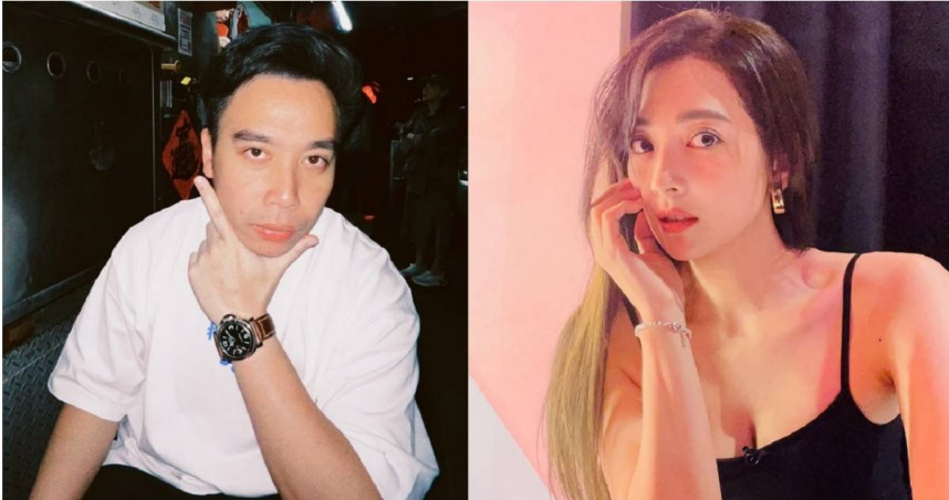 男星無尊與女星阿喜（林育品）低調交往3年，感情穩定，但無尊近日在節目上自爆接吻無法喇舌，因為害怕口水的味道，讓現場主持人與來賓都傻眼。（圖／翻攝自無尊Instagram、翻攝阿喜林育品Instagram）