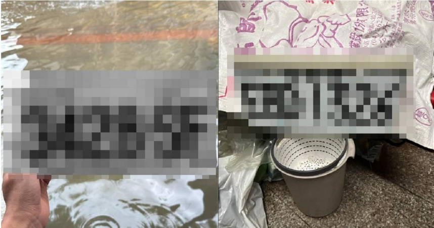 在丹娜絲颱風侵台後，中南部災情頻傳，彰化地方臉書社團爆另類災情，有許多民眾的車子車牌被水沖走，紛紛發文協尋。（圖／翻攝自臉書／我愛鹿港小鎮）