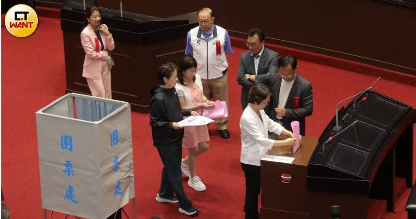 在野黨決定將大法官人事案團滅。（圖／周志龍攝）