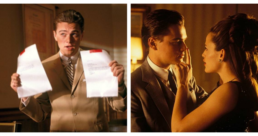 電影《神鬼交鋒》劇照，李奧納多狄卡皮歐飾演的天才詐騙犯，手法與英國真實案件驚人相似。（圖／翻攝自IMDb）