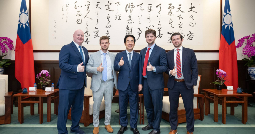 賴清德表示，台灣希望能繼續得到川普的支持，如果川普能夠讓習近平永遠放棄對台發動武力攻擊的話，川普必然是諾貝爾和平獎的得主。（圖／取自總統府網站）