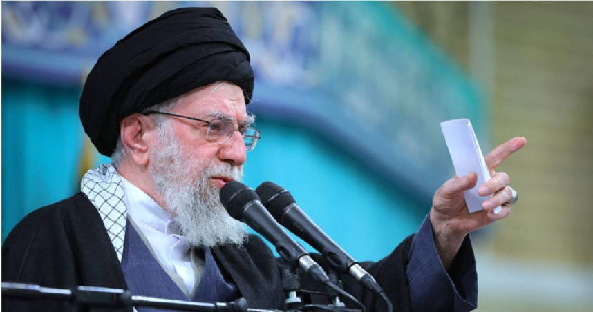 伊朗最高領袖哈米尼（Ayatollah Ali Khamenei）。（圖／達志／美聯社）
