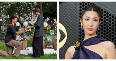 EJAE去年底宣布與音樂製作人Sam Kim訂婚，兩人交往9年終於修成正果。（圖／IG， @ejae_k、達志／美聯社，下同）