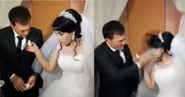 新娘婚禮上「1調皮舉動」惹怒尪!新郎「秒甩巴掌打趴」 賓客全看傻