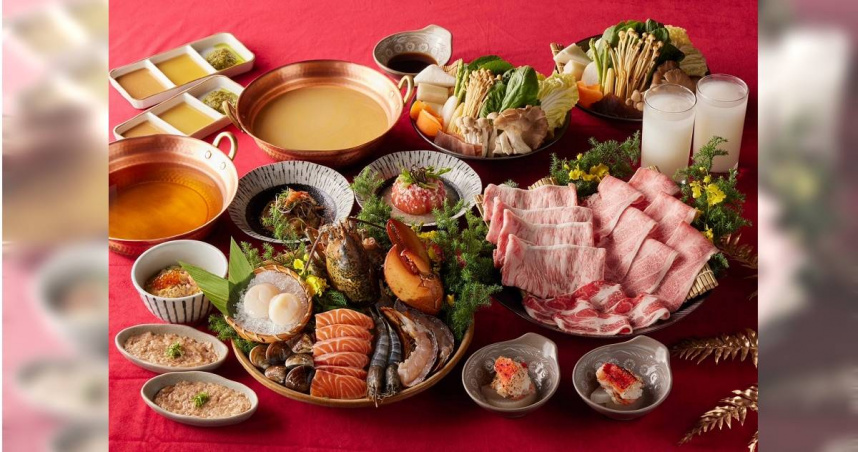 乾杯集團已提前開放春節訂位，旗下鍋物品牌「黑毛屋本家」推出春節應景鍋物套餐。（圖／乾杯集團提供）