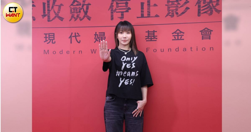 大牙兩年前發聲控訴遭黑人陳建州性騷，工作因此受到影響。（圖／焦正德攝）