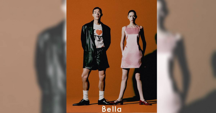 牧森（左）、林奕嵐（右）首次合體工作。（圖／Bella儂儂提供）