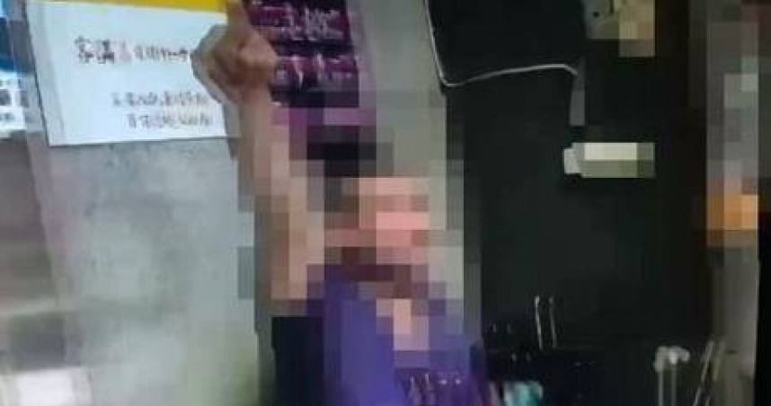 台南市一輛貨車上的35歲唐姓駕駛與31歲同車男子因車速問題爆口角，唐男情緒失控持美工刀劃傷對方手指。（圖／翻攝畫面）