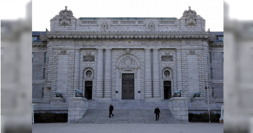 美國海軍學院（U.S. Naval Academy）「班克羅夫特大樓」（Bancroft Hall）。（圖／達志／美聯社）