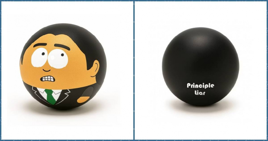 國民黨賣「萊爾校長紓壓球」，短短3分鐘被搶購一空。（圖／翻攝臉書／國民黨）