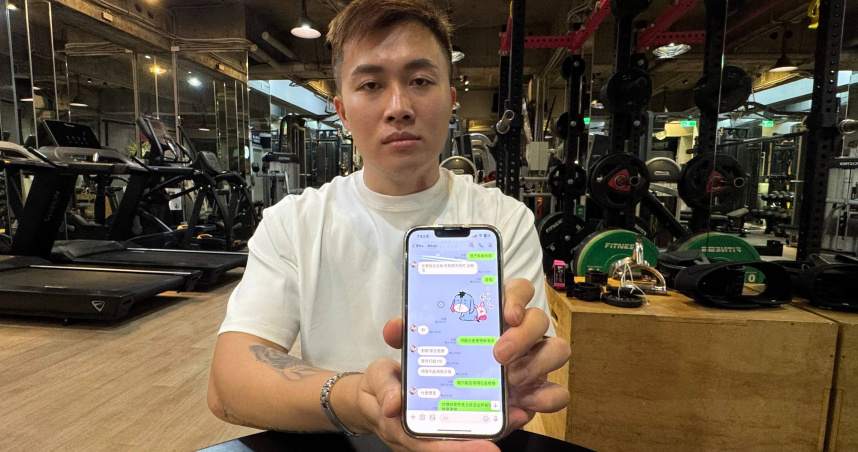 大軍遭控設局陷害Peeta，出示對話喊冤當時是陪同Alisa針對家暴報案。（圖／翻攝畫面）