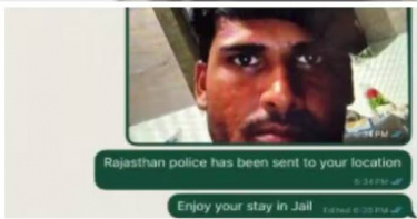 印度男子用ChatGPT設計釣魚頁反制詐騙犯，對方收到自拍照與定位後連發訊息求饒。（圖／翻攝自NDTV網頁）