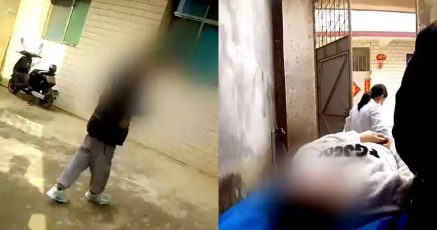 大陸一名母親因兒子作業寫太差，氣到過度換氣導致「呼吸性鹼中毒」。（圖／翻攝自央視新聞）