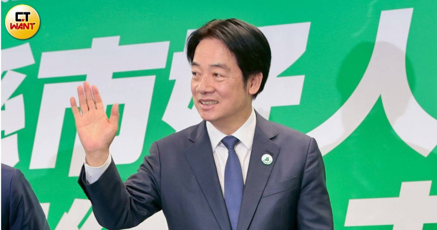 身兼民進黨主席的總統賴清德正式徵召立委沈伯洋投入台北市長選戰。（圖／黃耀徵攝）