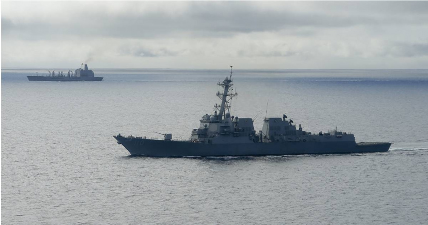 伯克級（Arleigh Burke-class）導彈驅逐艦「威廉·P·羅倫斯號」（USS William P. Lawrence）。（圖／達志／美聯社）