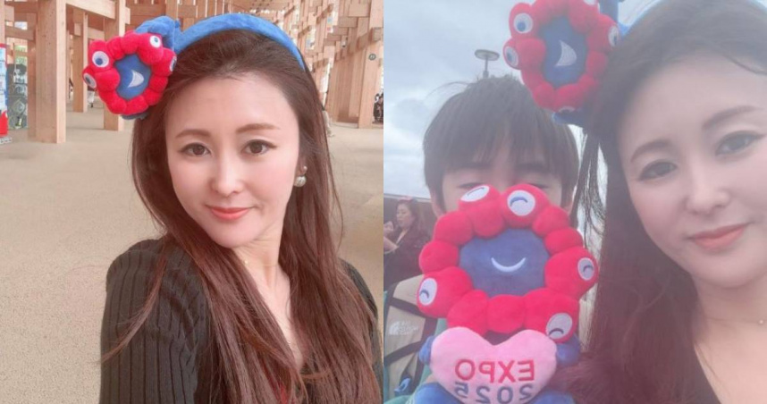 麻衣日前突然曝光兒子的正臉照，帥氣可愛的模樣立即引發網友熱議。（圖／翻攝自佐藤麻衣臉書）